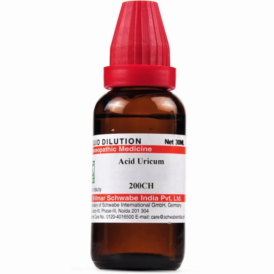 Willmar Schwabe India Acid Uricum 200 CH (30ml)