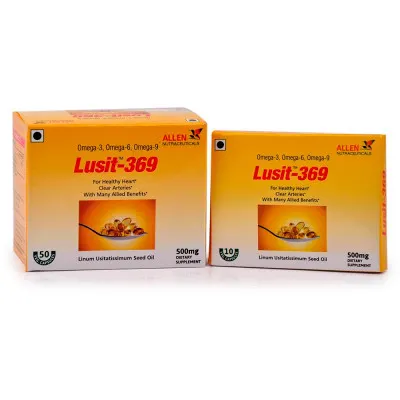 Allen Lusit 369 Capsules (Omega 3, 6, 9) (50caps) (Veg)
