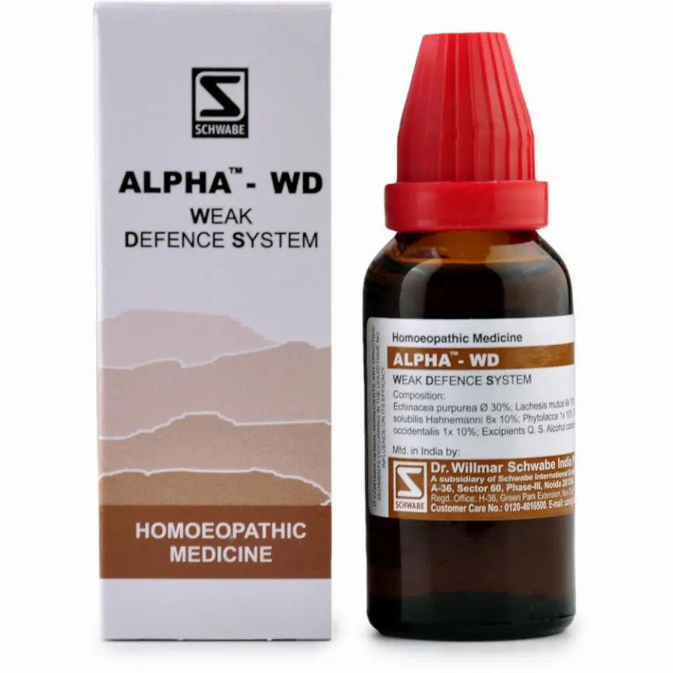 Willmar Schwabe India Alpha WD (Weak Defence System) (30ml)