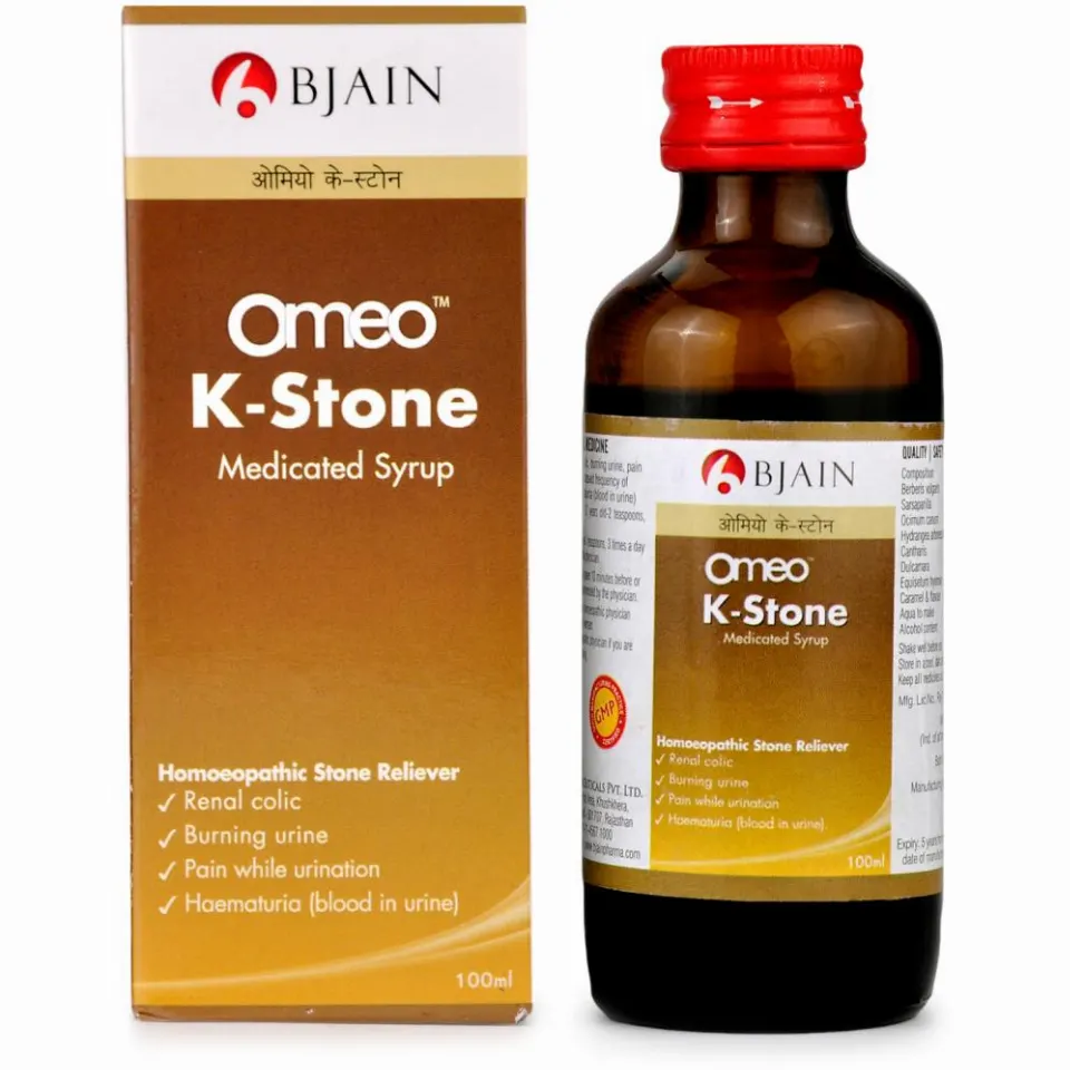 B Jain Omeo K-Stone Syrup (100ml)