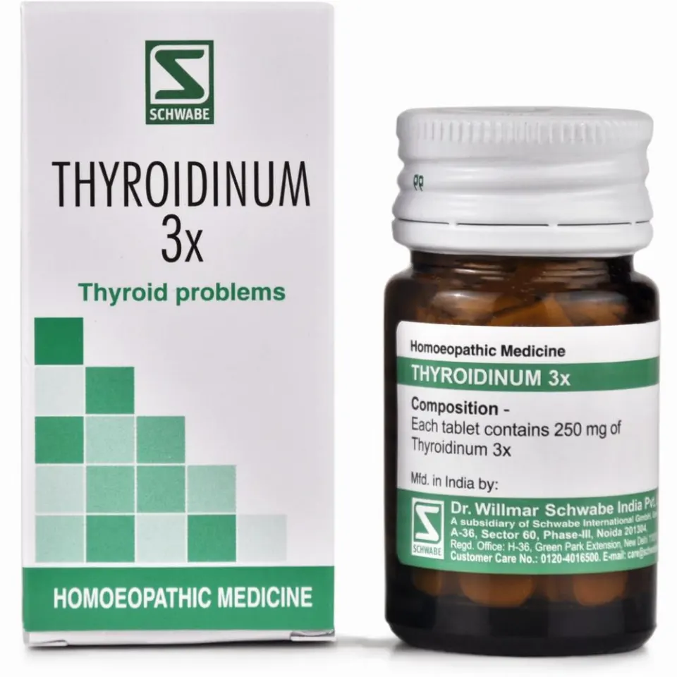 Willmar Schwabe India Thyroidinum 3X (20g)