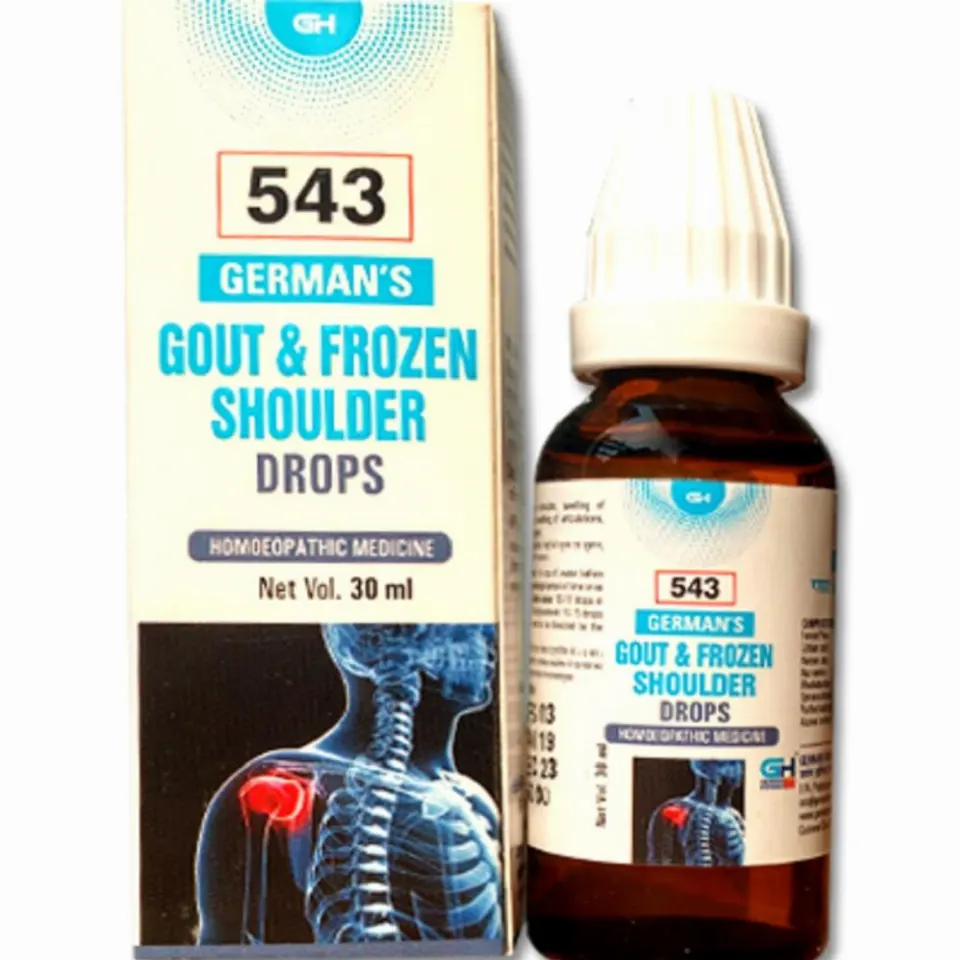 German Homeo Care & Cure Gout & F Drops 543 (30ml)