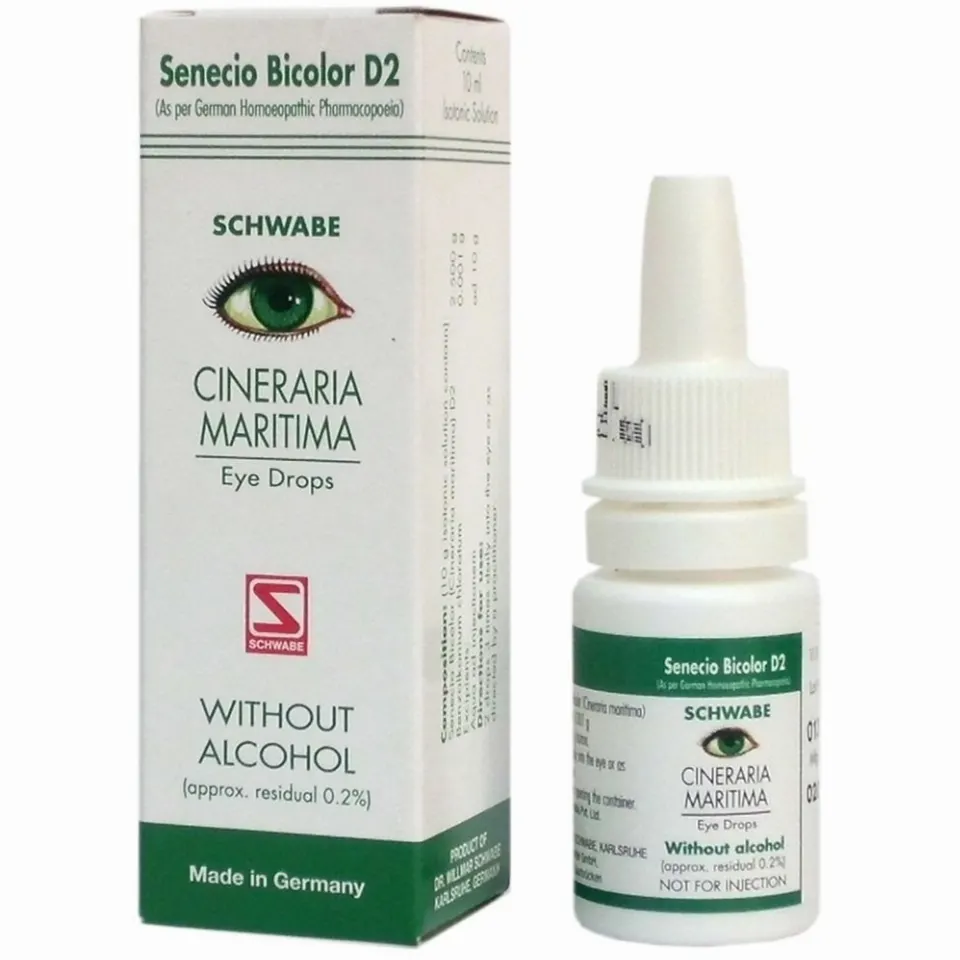 Willmar Schwabe Germany Cineraria Maritima Eye Drops (Without Alcohol) (10ml)