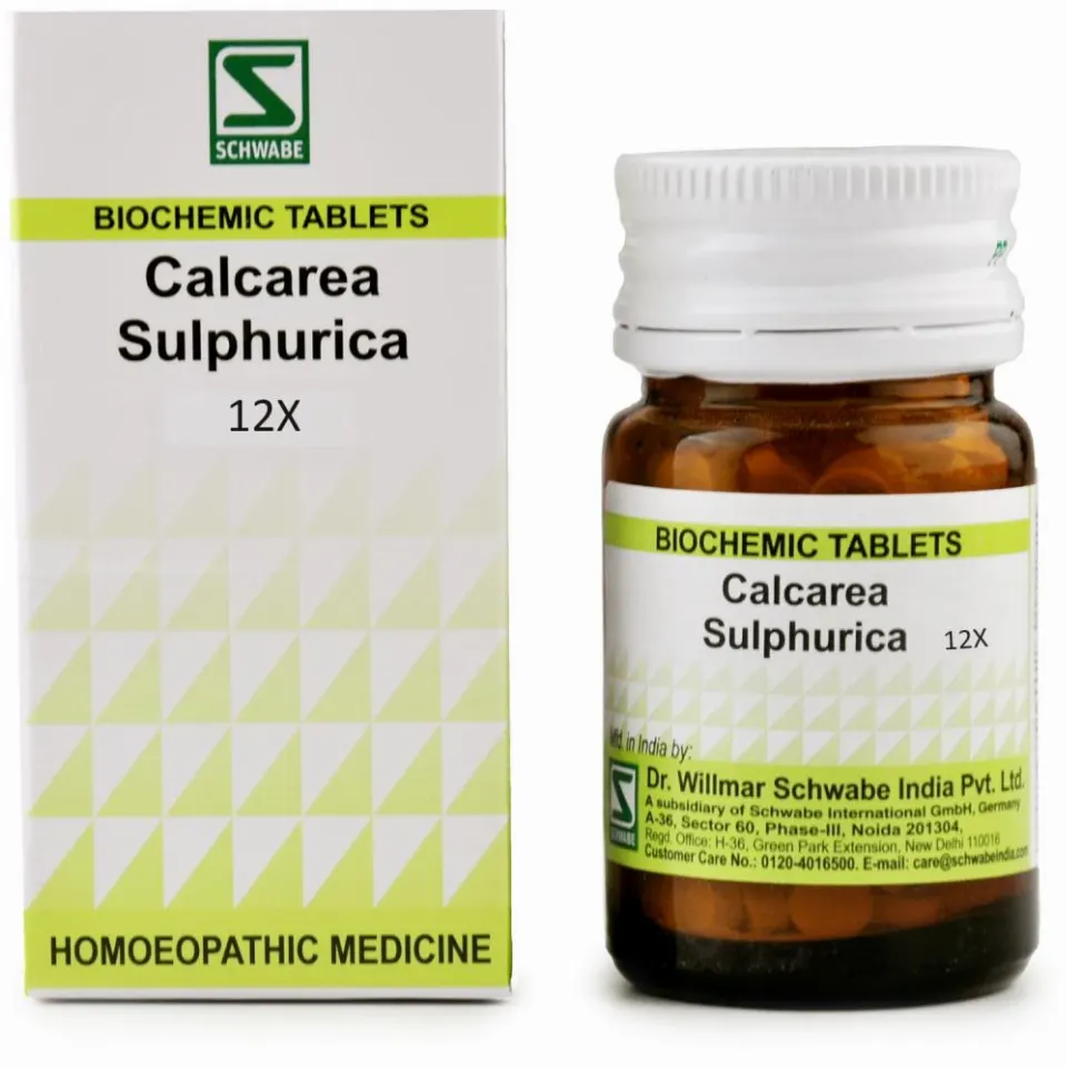 Willmar Schwabe India Calcarea Sulphuricum 12X (20g)