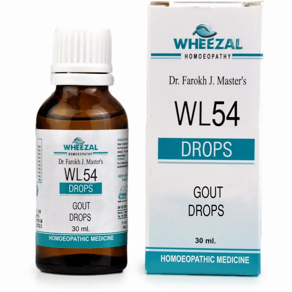 Wheezal WL-54 Gout Drops (30ml)