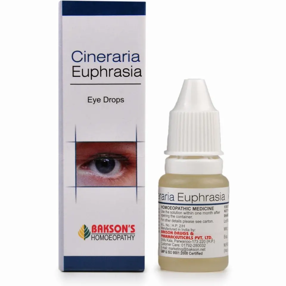 Bakson Cineraria Euphrasia Eye Drops (10ml)