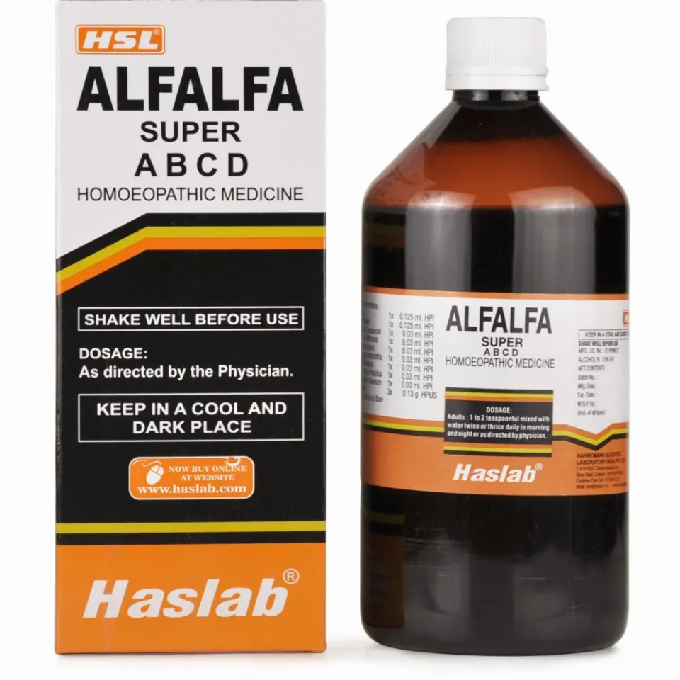 Haslab Alfalfa Super Tonic with Vitamin A B C D (450ml)