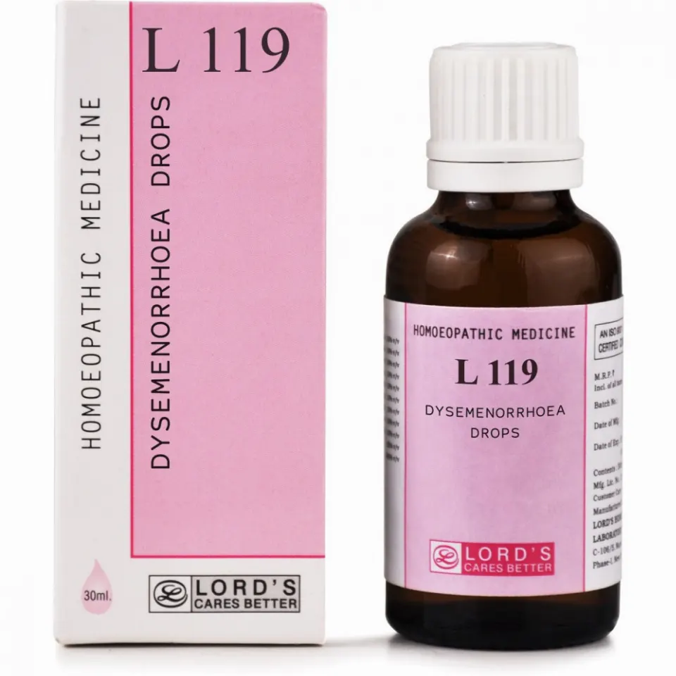 Lords L 119 Dysemenorrhoea Drops (30ml)
