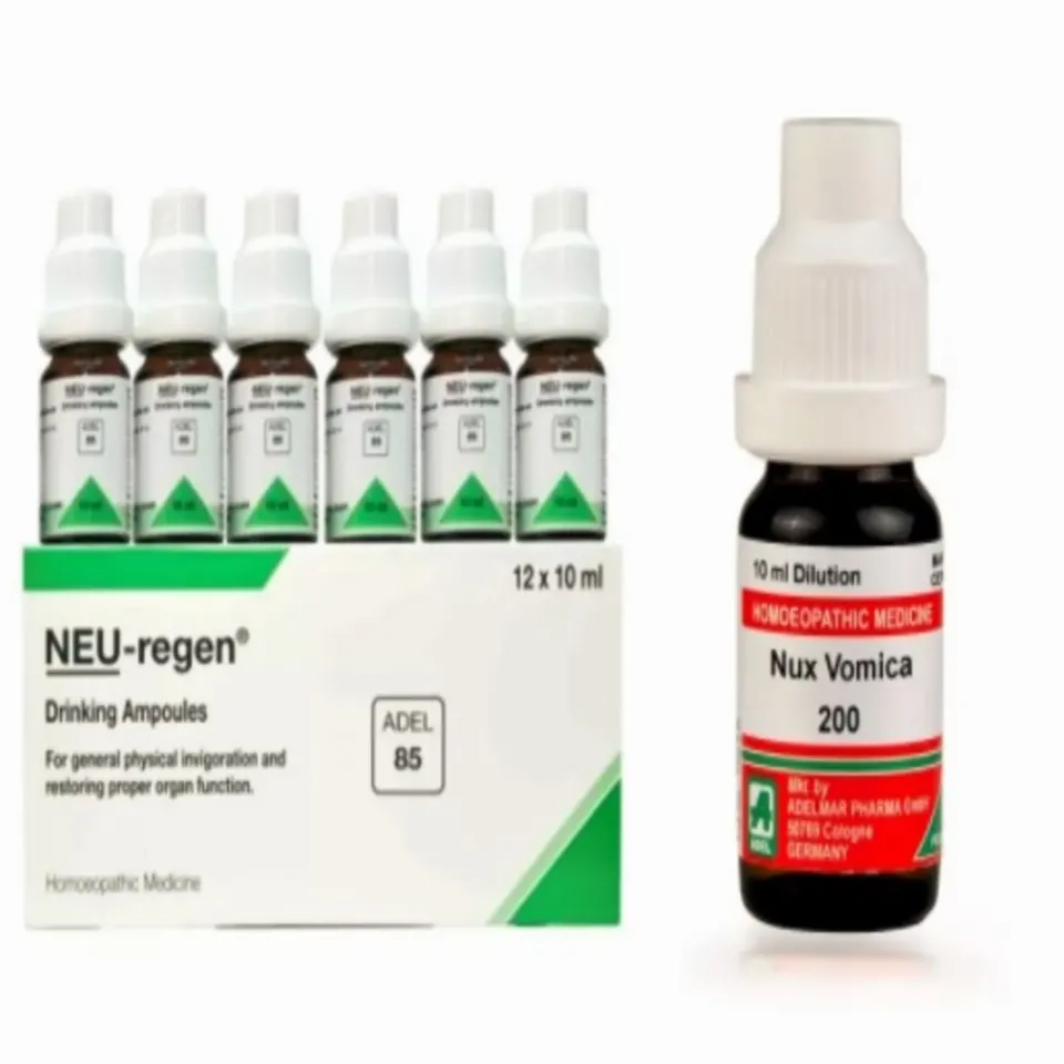 ADEL Men Care Combo (Neu-Regen Drinking Ampoule + Nux Vomica Dilution)