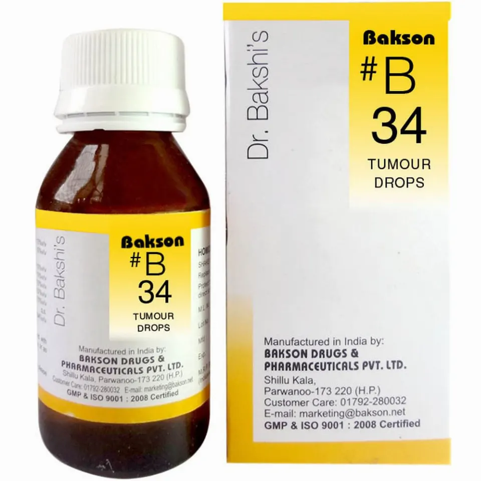 Bakson B34 Tumor Drops (30ml)