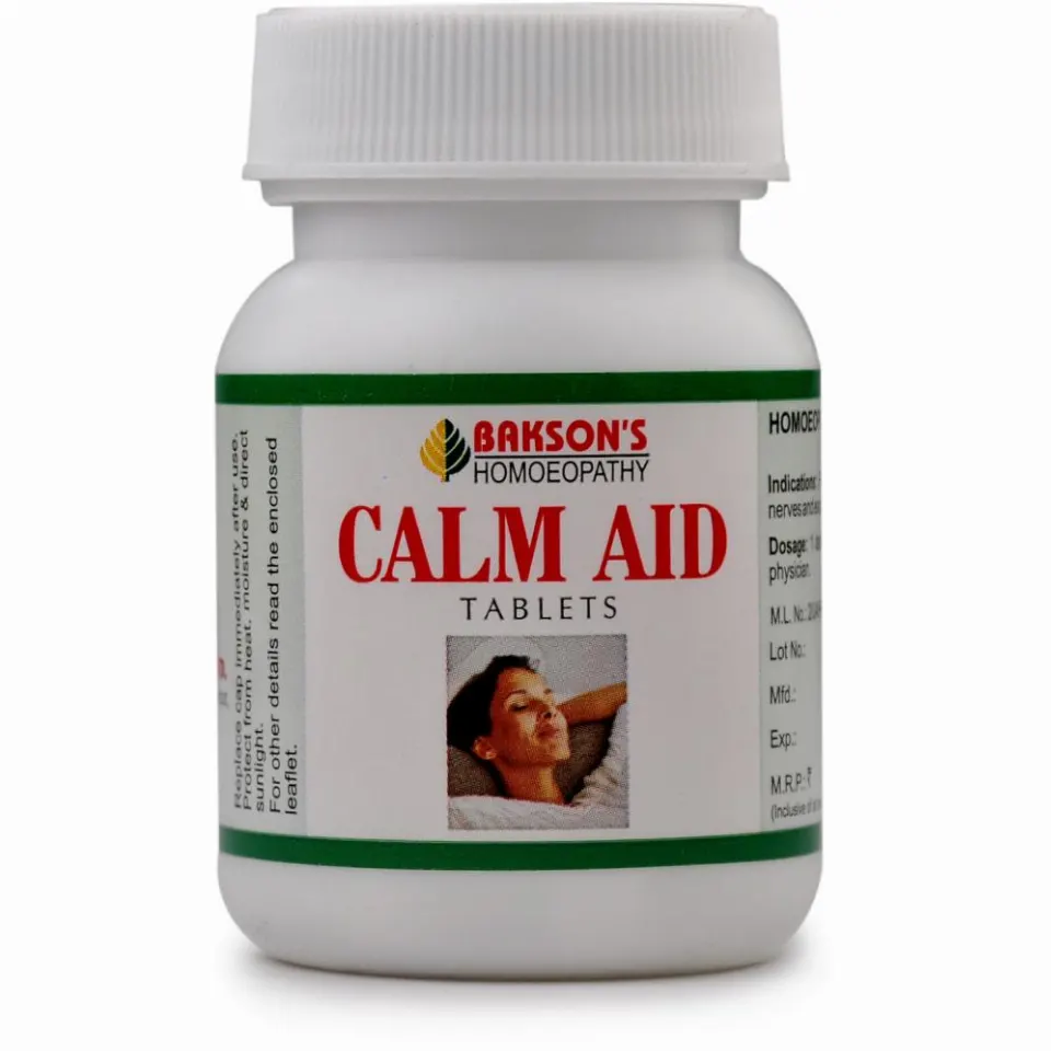 Bakson Calm Aid Tablets (75tab)