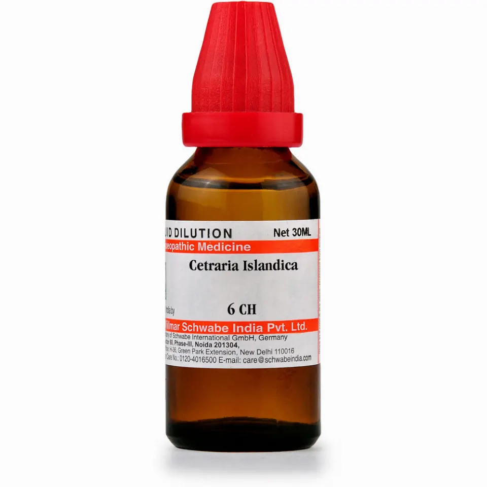 Willmar Schwabe India Cetraria Islandica 6 CH (30ml)