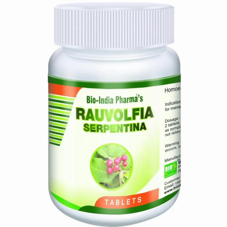 Bio India Rauvolfia Serpentina Tablet (20g)