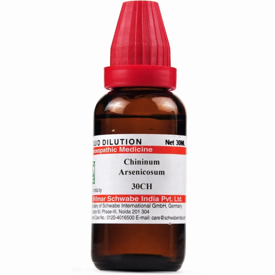 Willmar Schwabe India Chininum Arsenicosum 30 CH (30ml)