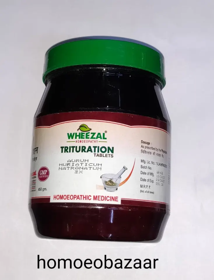 Wheezal Aurum Muriaticum Natronatum 3X  - AMN 3X (450g)
