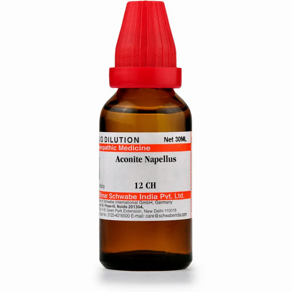 Willmar Schwabe India Aconite Napellus 12 CH (30ml)