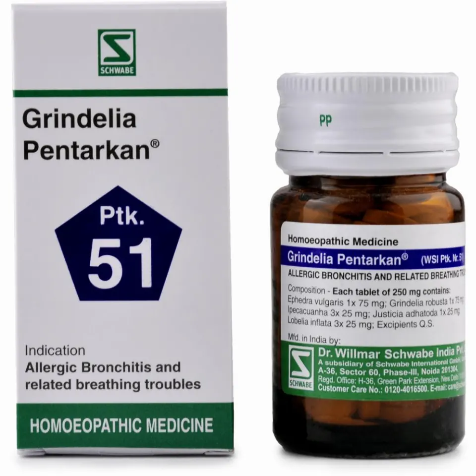 Willmar Schwabe India Grindelia Pentarkan (20g)