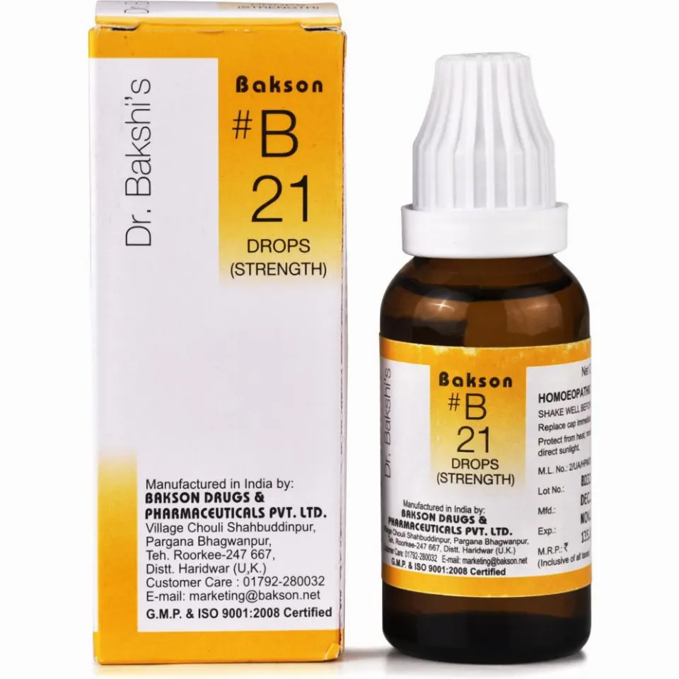 Bakson B21 Strength Drops (30ml)