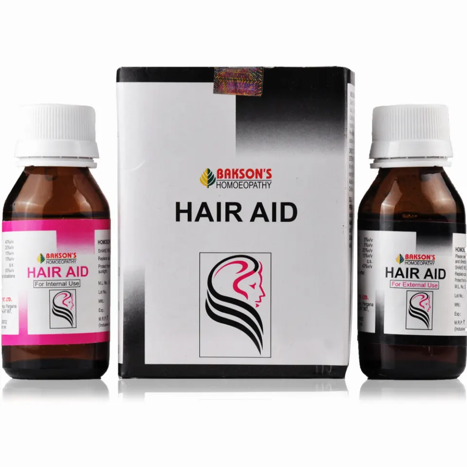 Bakson Hair Aid Drops (Twin Pack) (60ml)