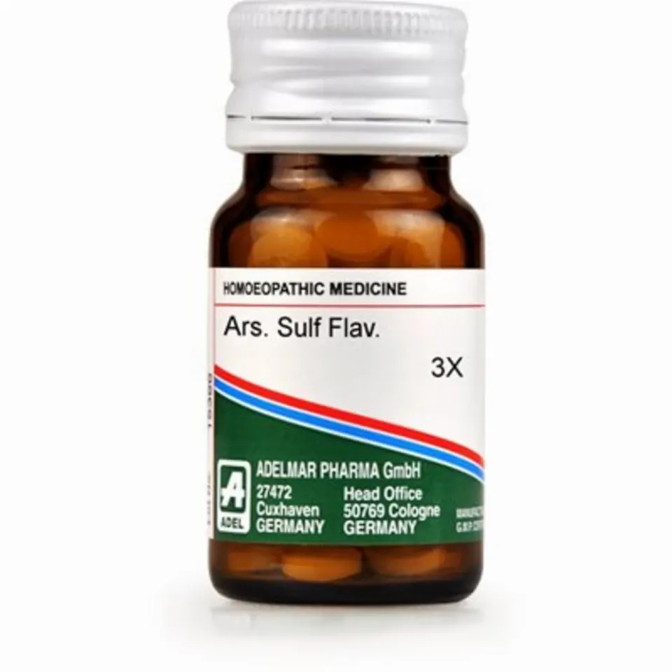ADEL Ars Sulph Flav Trituration Tablet 3X