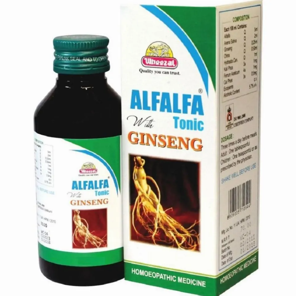 Wheezal Alfalfa With Ginseng (450ml)
