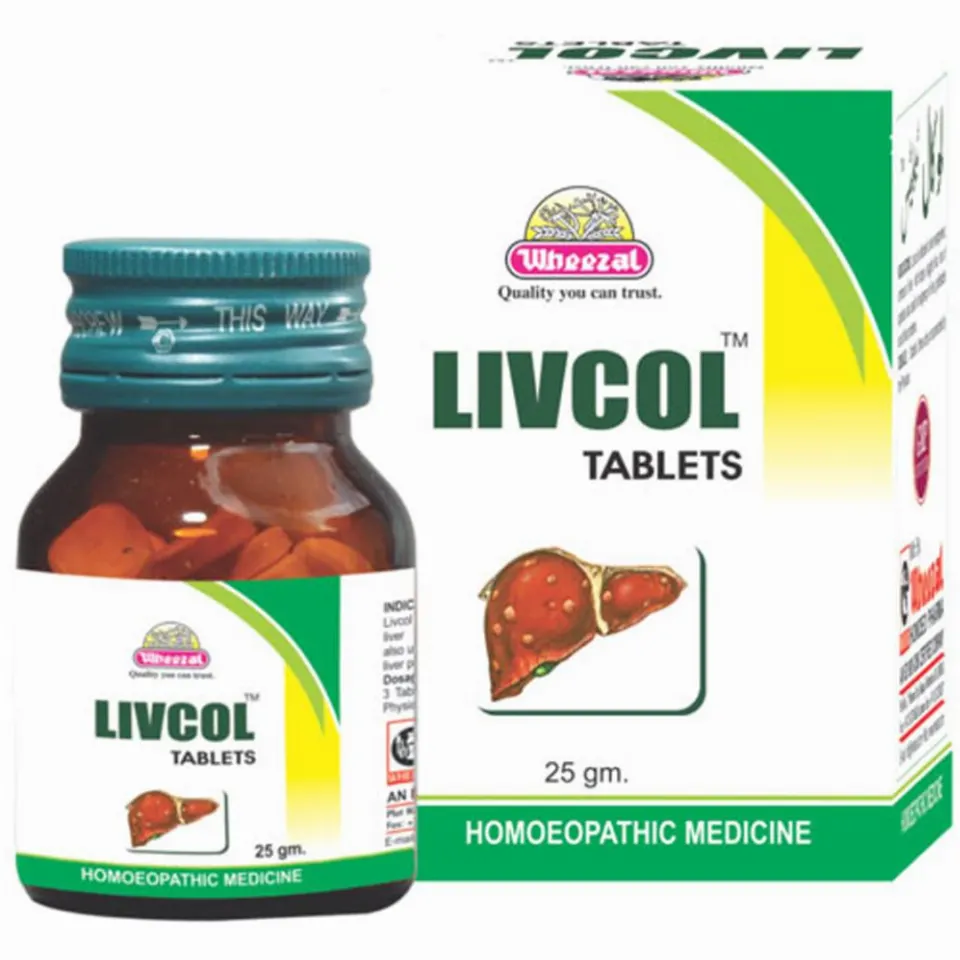 Wheezal Livcol Tablets (25g)