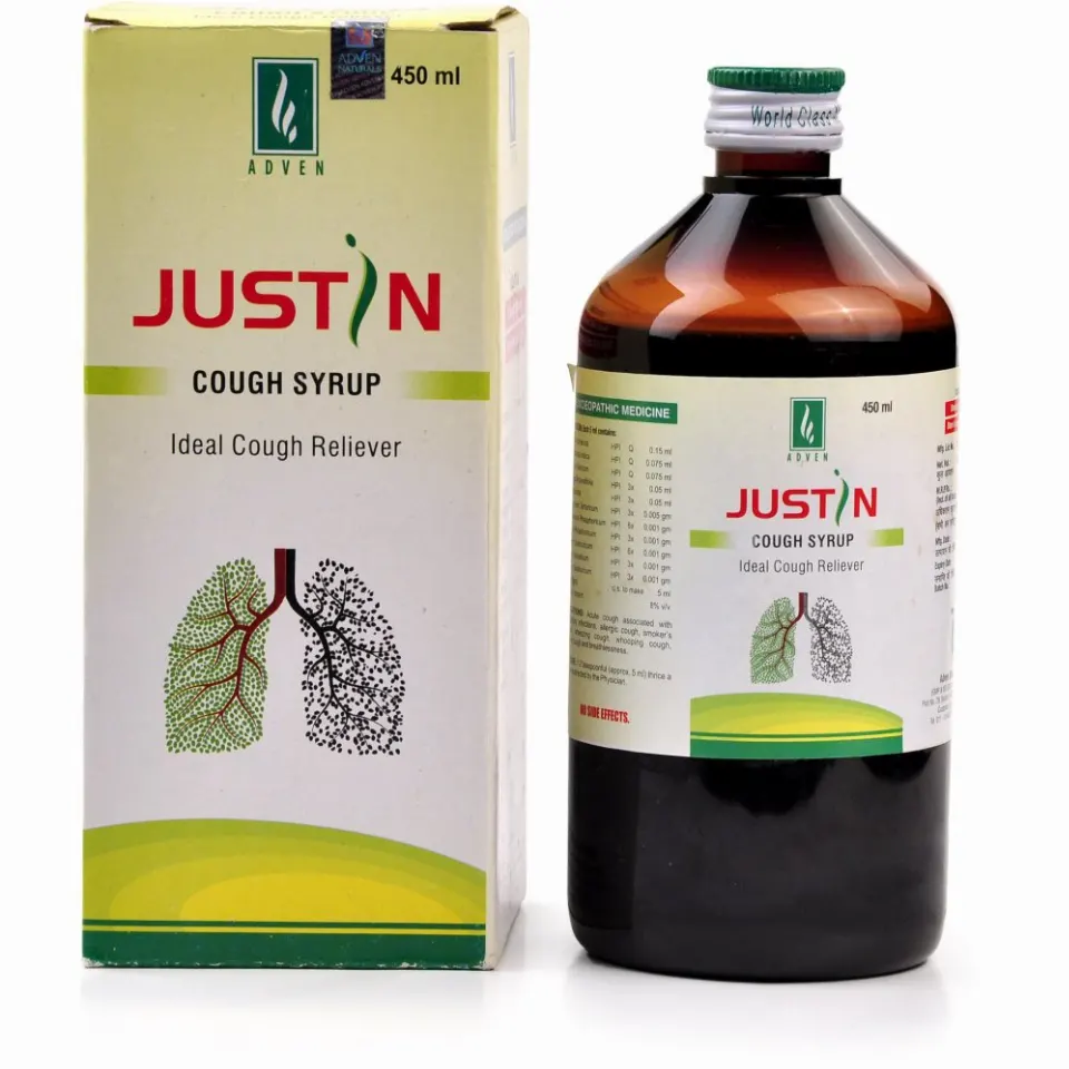 Adven Justin Cough Syrup (450ml)