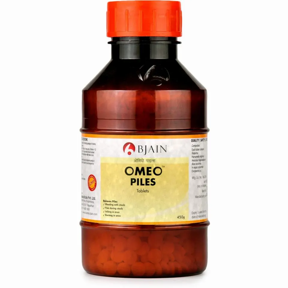 B Jain Omeo Piles Tablets (450g)