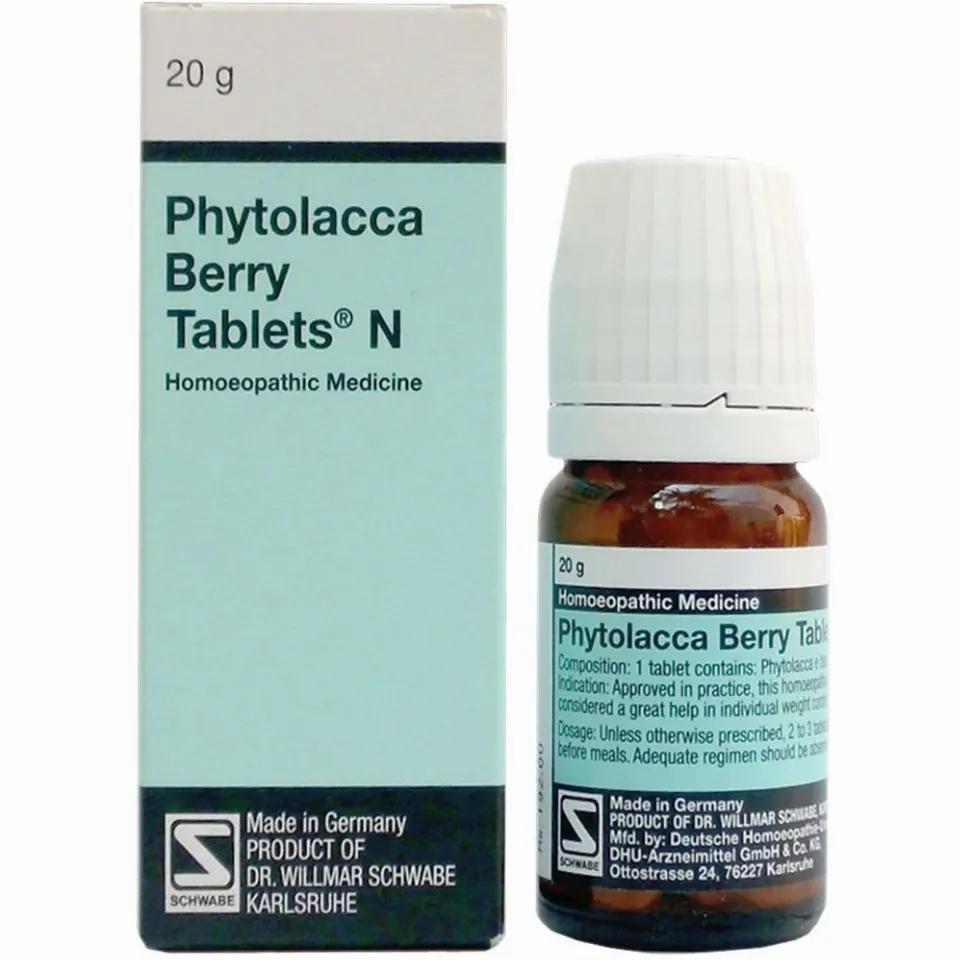 Willmar Schwabe Germany Phytolacca Berry Tablets (20g)