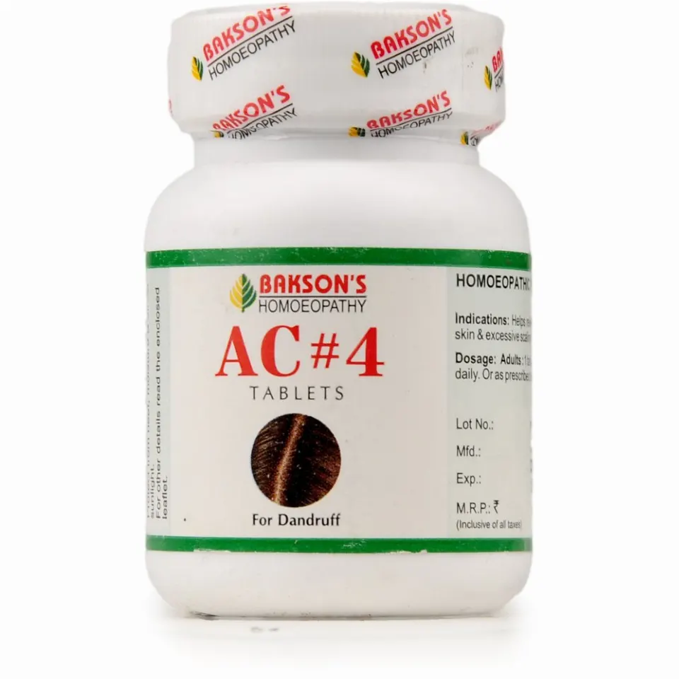 Bakson AC 4 Tablets (Dandruff) (75tab)