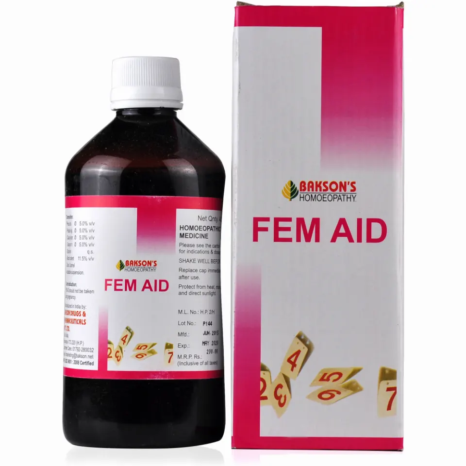 Bakson Fem Aid Syrup (450ml)