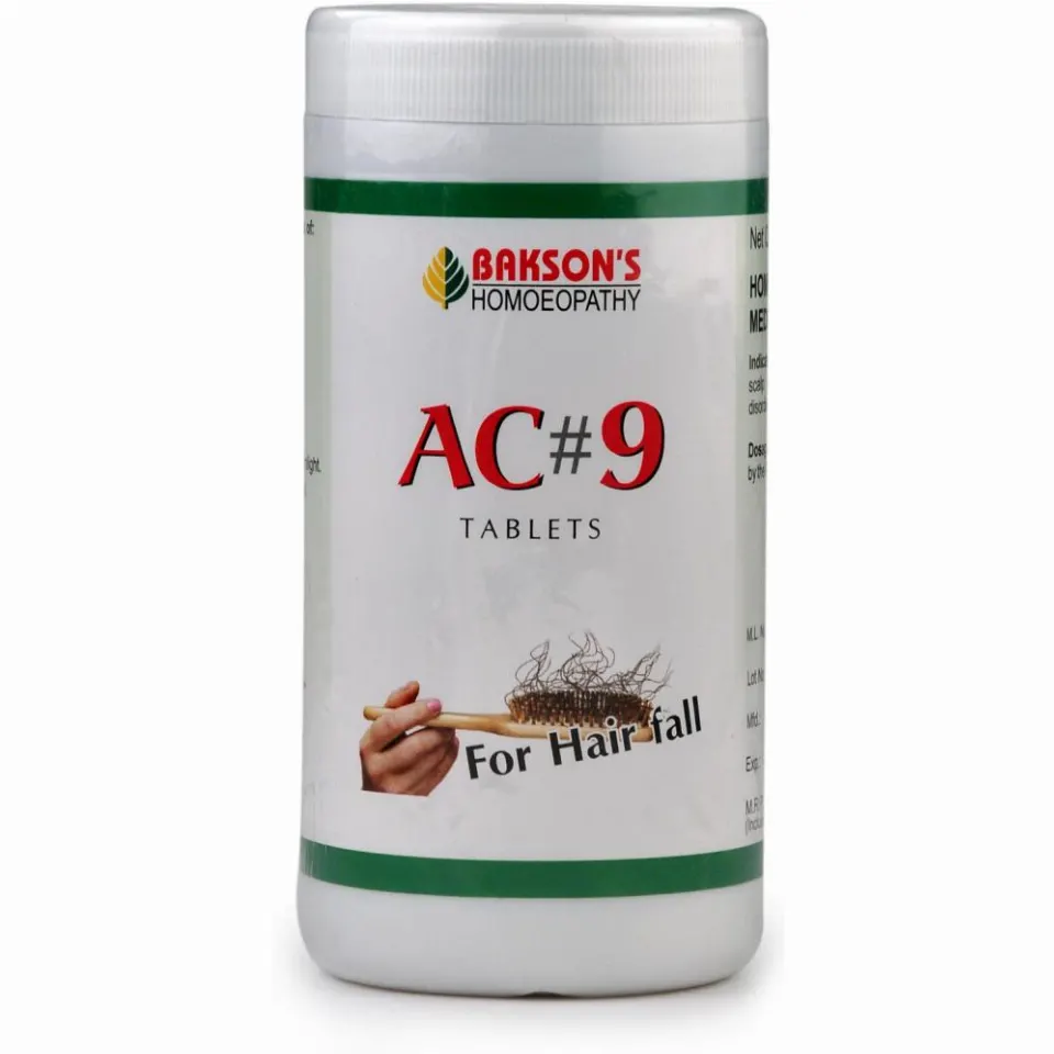 Bakson AC 9 Tablets (Hair Falling) (200tab)