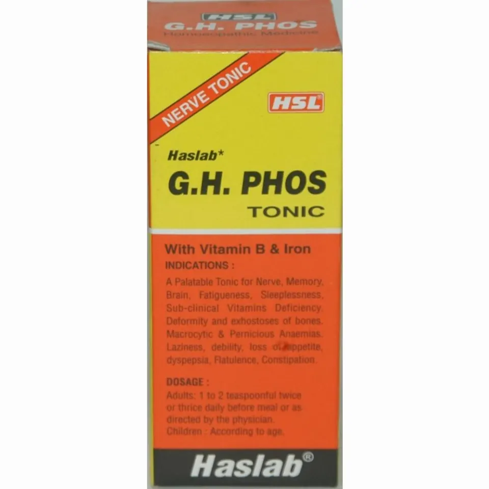 Haslab G H Phos Tonic with Vitamin B and Iron (115ml)