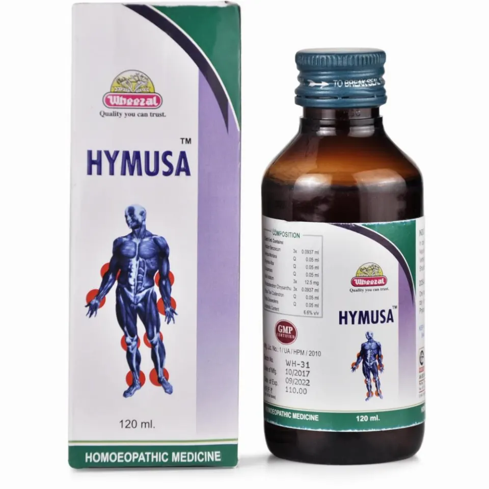 Wheezal Hymusa Syrup (120ml)