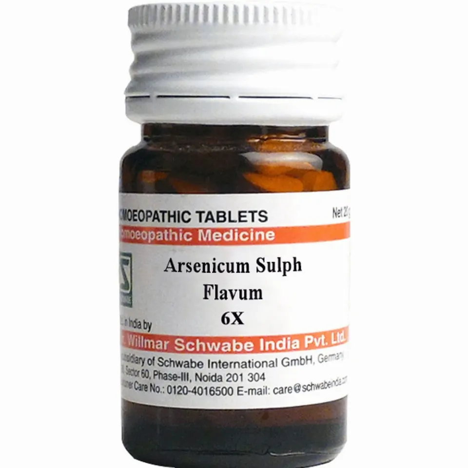 Willmar Schwabe India Arsenicum Sulph Flavum  6X (20g)