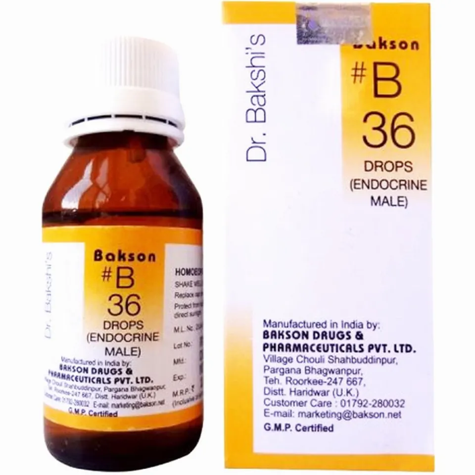 Bakson B36 Endocrine Drops (Male) (30ml)