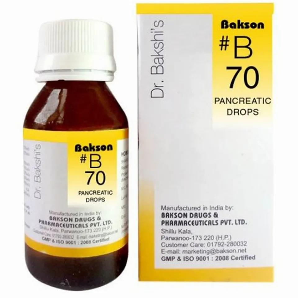 Bakson B70 Pancreatic Drops (30ml)