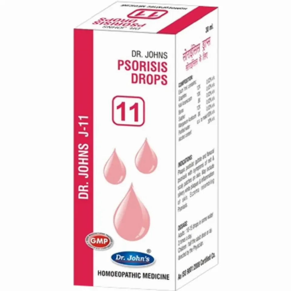 Dr John J 11 Psorisis Drops (30ml)