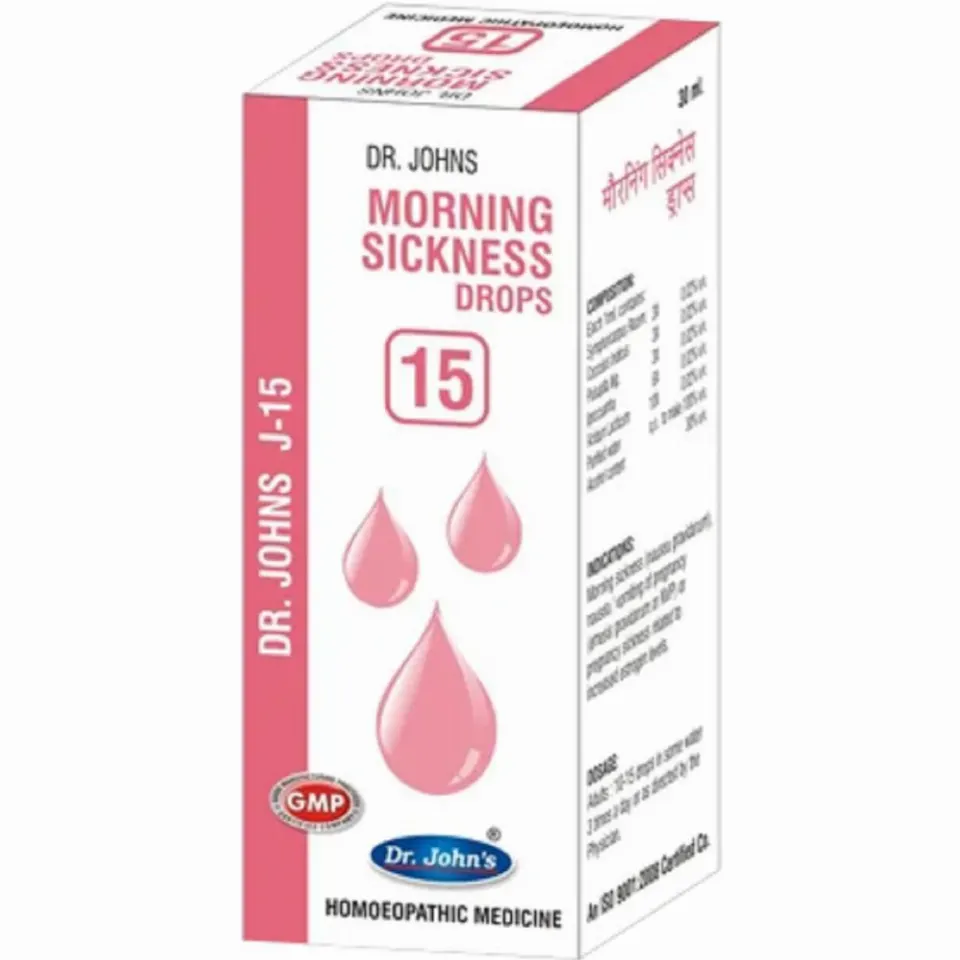 Dr John J 15 Morning Sickness Drops (30ml)