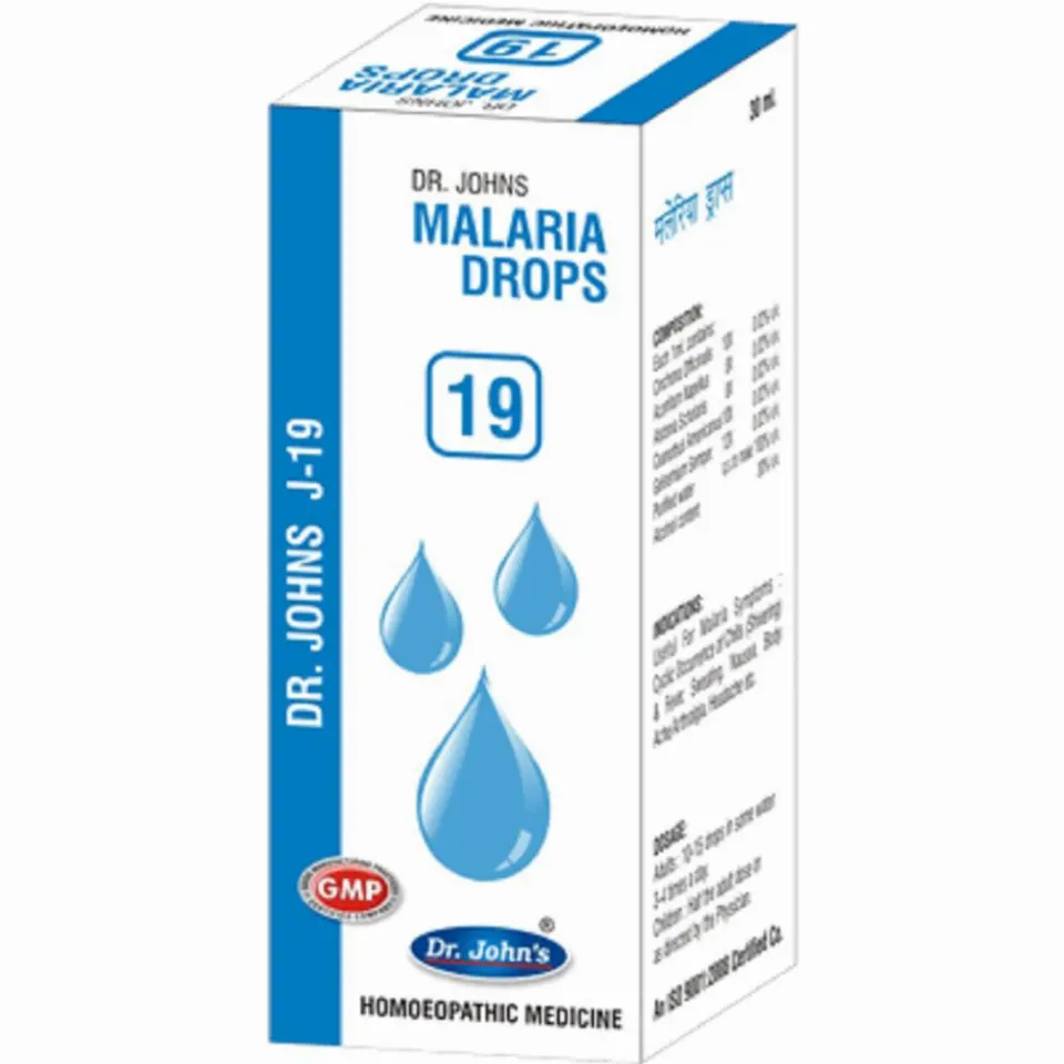 Dr John J 19 Malaria Drops (30ml)