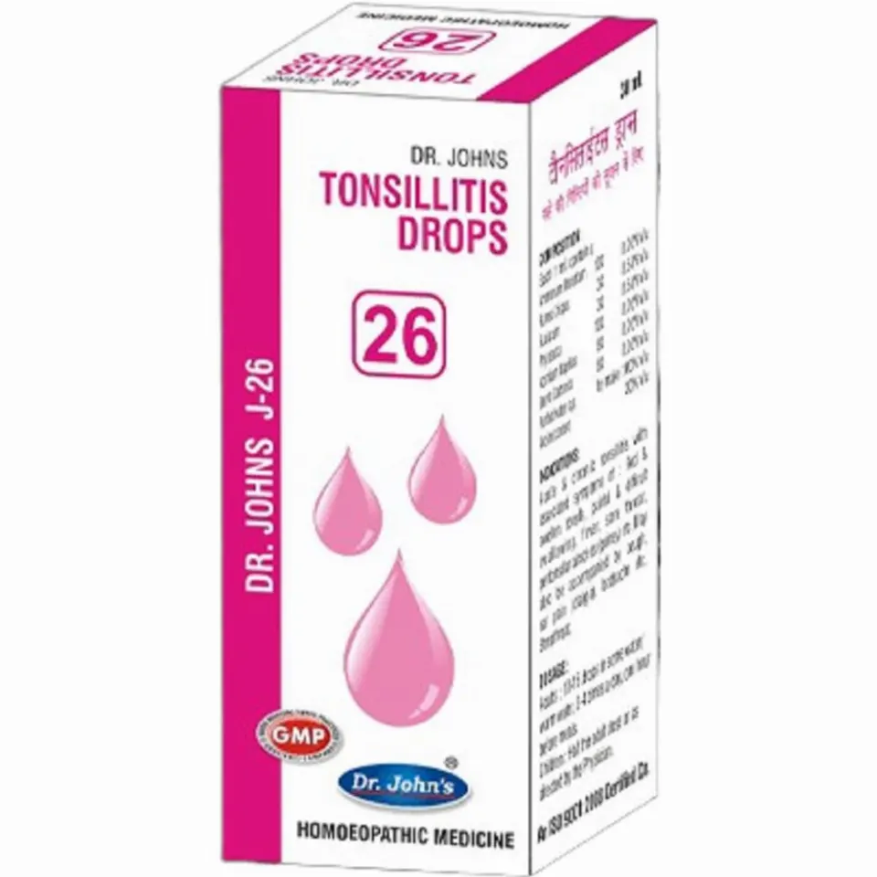 Dr John J 26 Tonsillitis Drops (30ml)