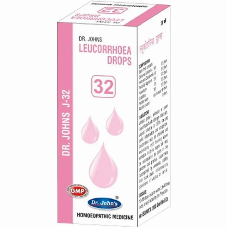 Dr John J 32 Leucorrhoea Drops (30ml)