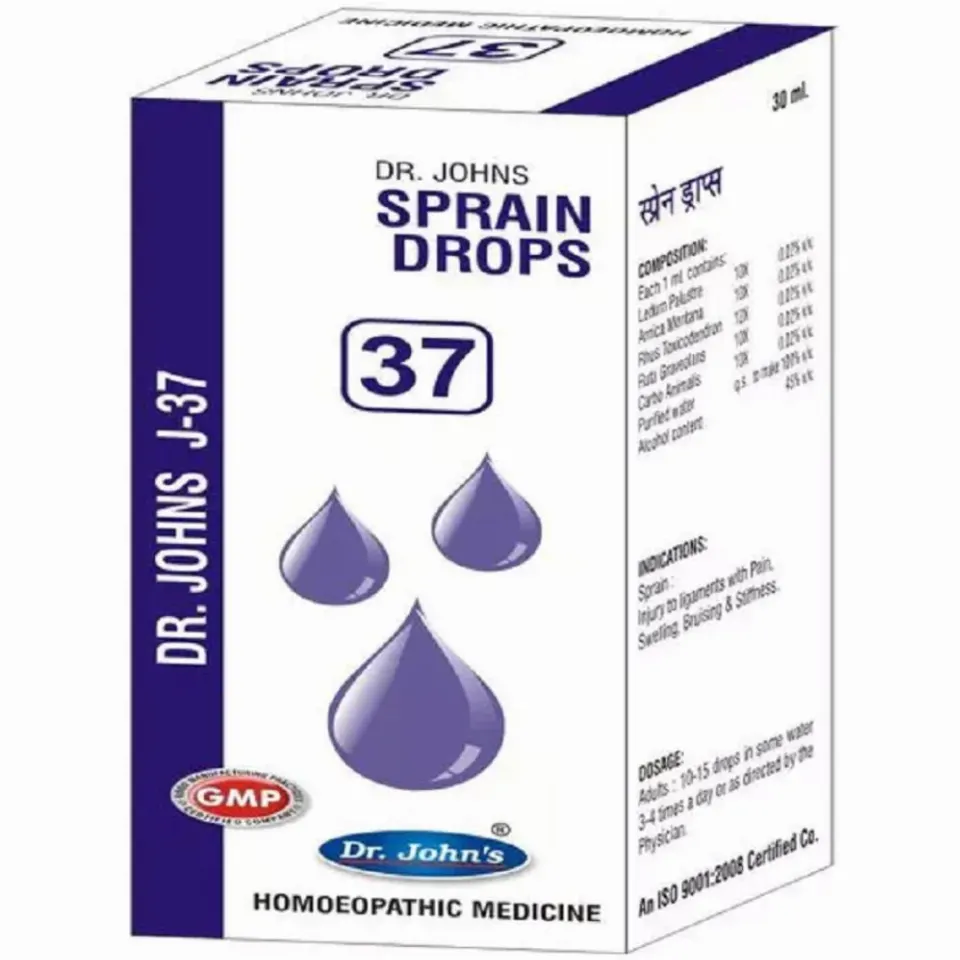 Dr John J 37 Sprain Drops (30ml)