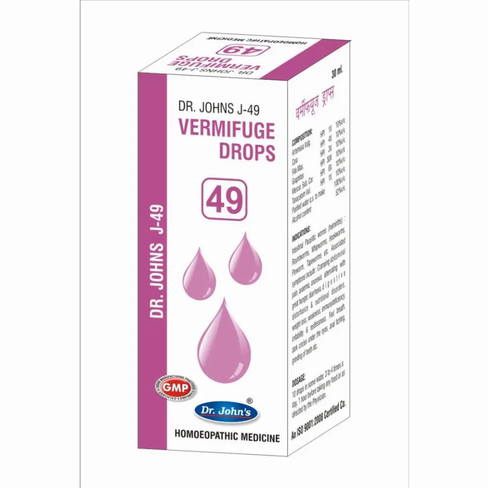 Dr John J 49 Vermifuge Drops (30ml)