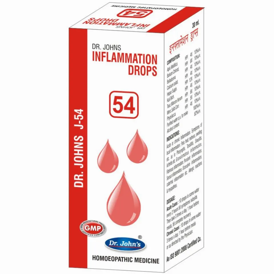 Dr John J 54 Inflammation Drops (30ml)