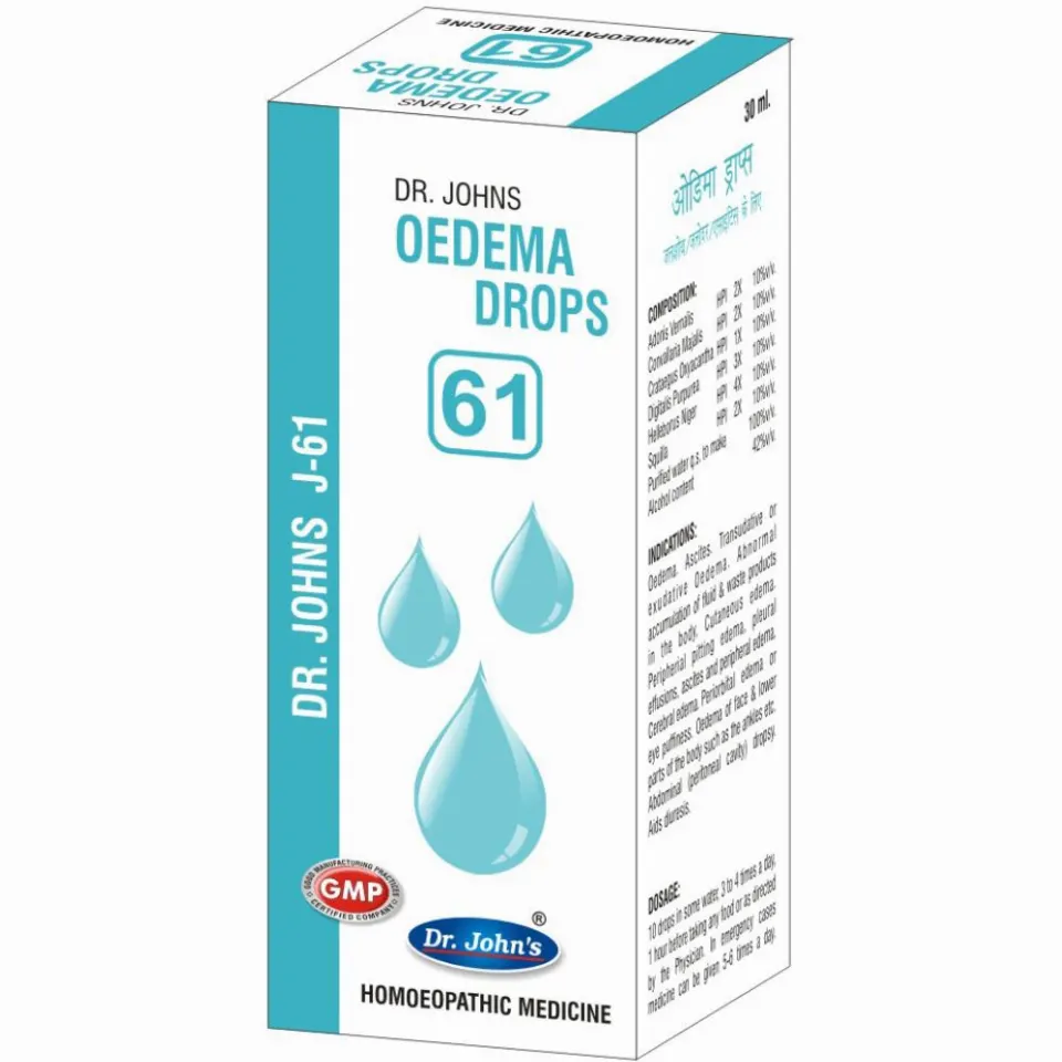 Dr John J 61 Oedema Drops (30ml)