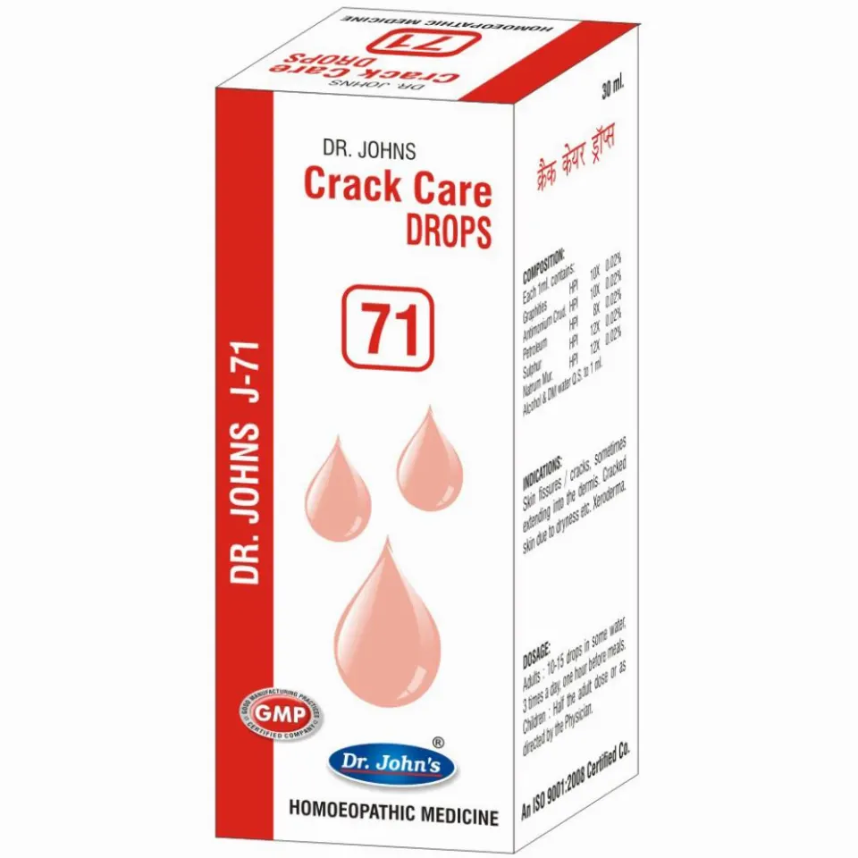 Dr John J 71 Crack Care Drops (30ml)