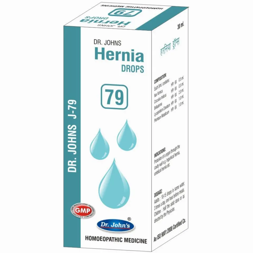 Dr John J 79 Hernia Drops (30ml)