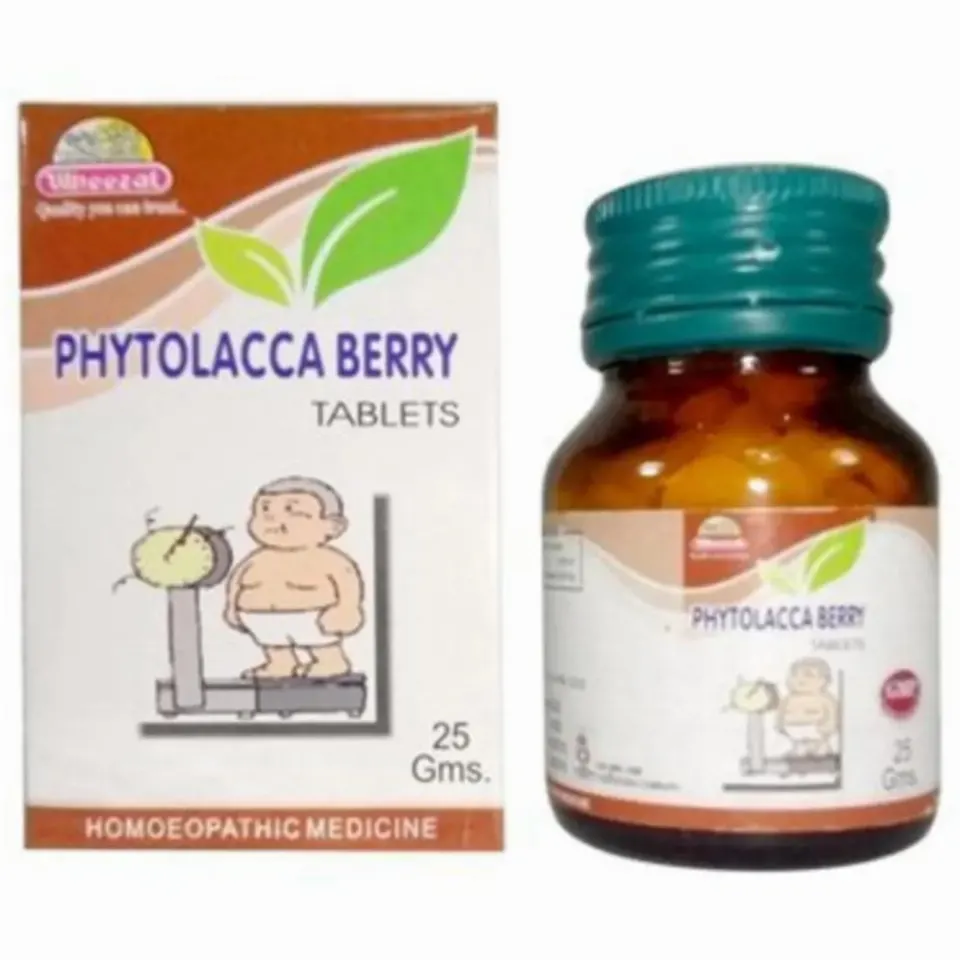Wheezal Phytolacca Berry Tablets (250tab)
