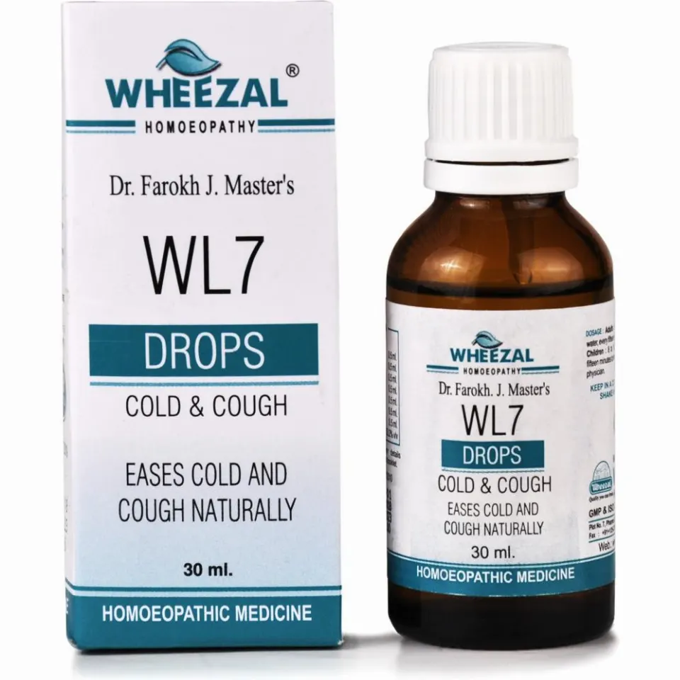 Wheezal WL-7 Cold And Cough Drops (30ml)
